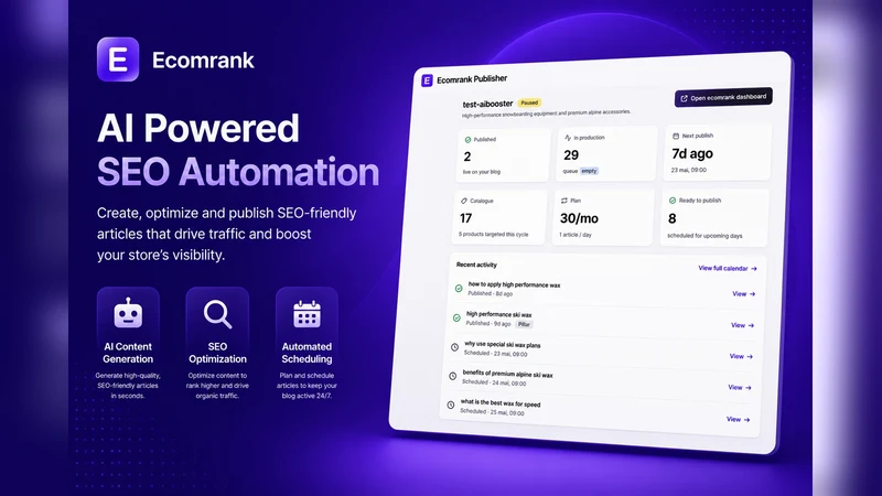 Ecomrank Publisher