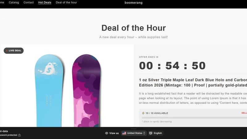 Deal of the Hour by Appecito