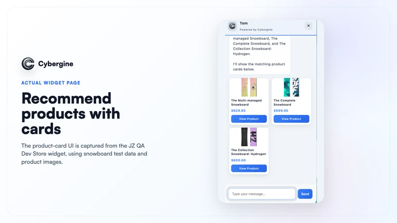 Cybergine AI Chatbot Live Chat