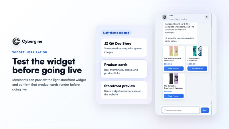 Cybergine AI Chatbot Live Chat