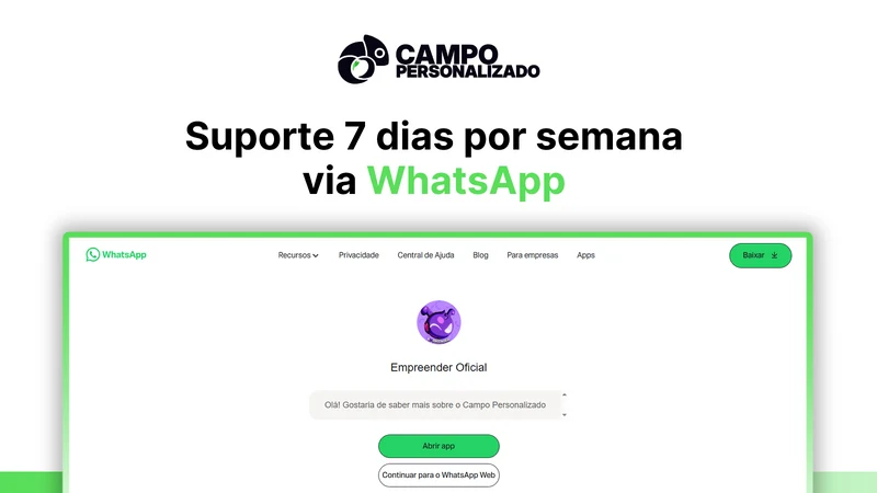 Campo Personalizado Empreender