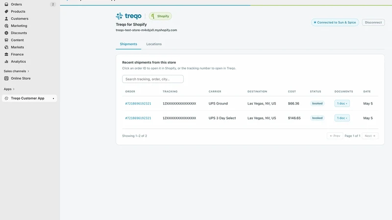 Treqo: Ship Cheaper, Clear Now