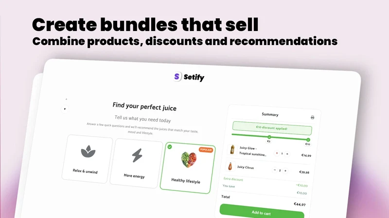 Setify ‑ Product Configurator