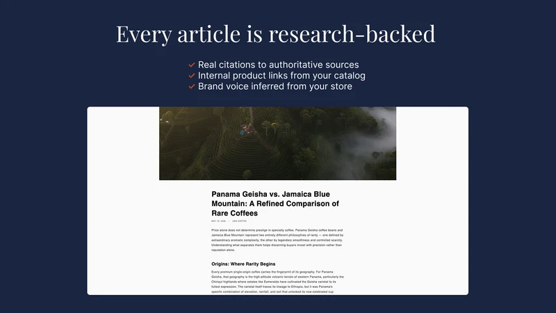Quill AI Blog Builder