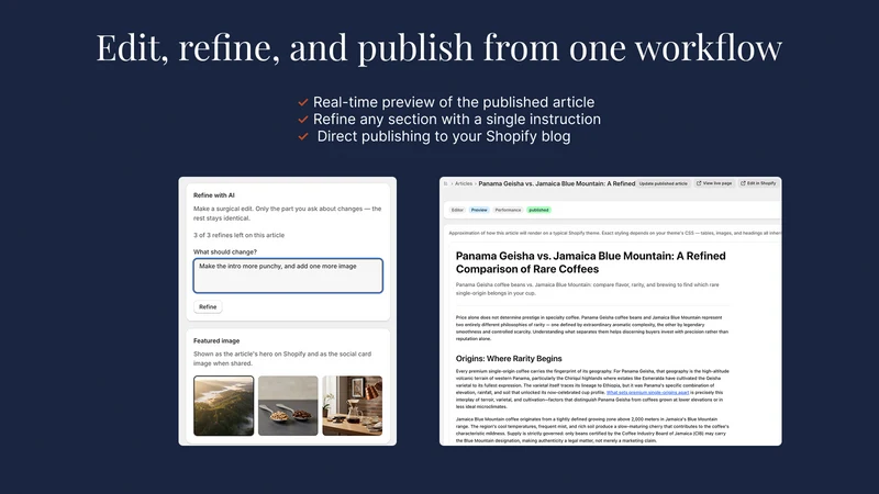 Quill AI Blog Builder