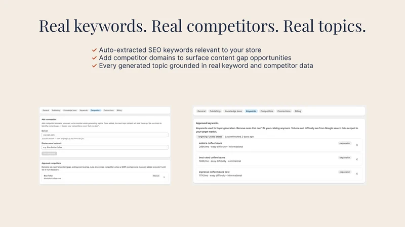 Quill AI Blog Builder