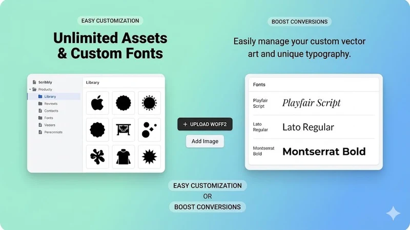 Scribbly : Product Customizer