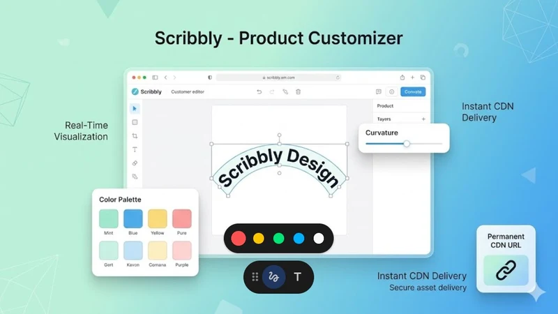 Scribbly : Product Customizer