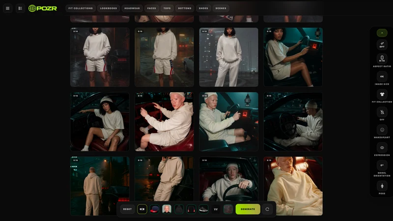 POZR — AI Fashion Visuals
