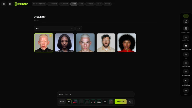 POZR — AI Fashion Visuals