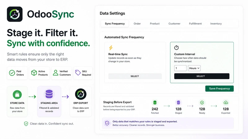 OdooSync ‑ Odoo ERP Sync
