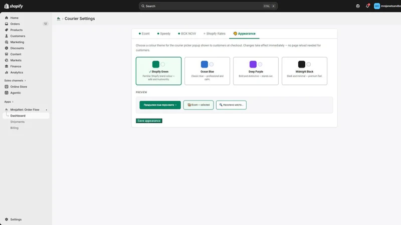 MrejaNet: Order Flow