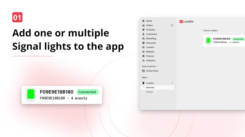 Luxafor: Order alerts