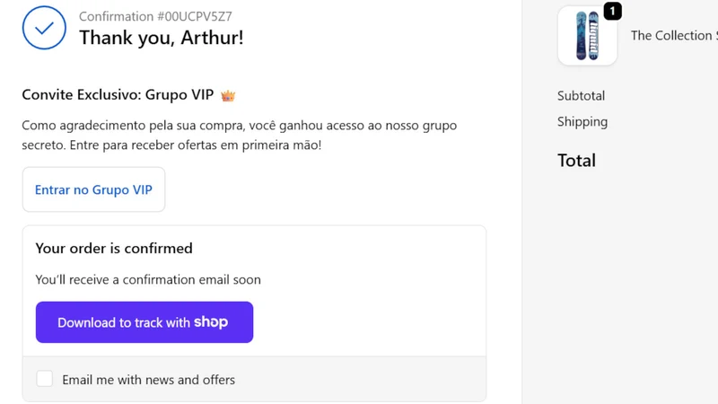 Grupos VIP: WhatsApp Checkout