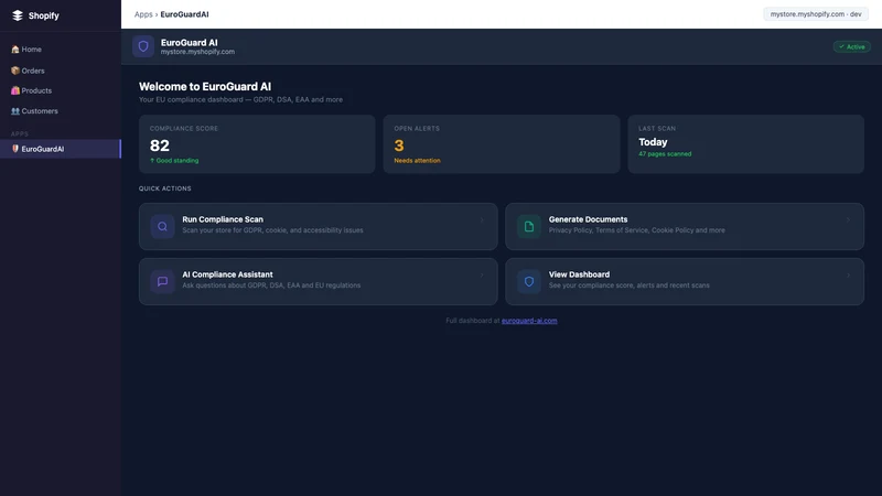 EuroGuard AI – GDPR Compliance