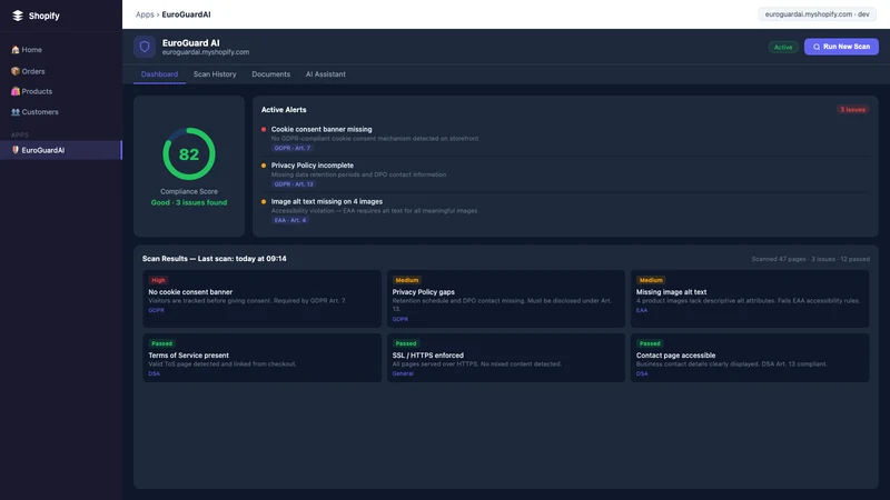 EuroGuard AI – GDPR Compliance