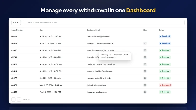 EU Withdrawal Button Free