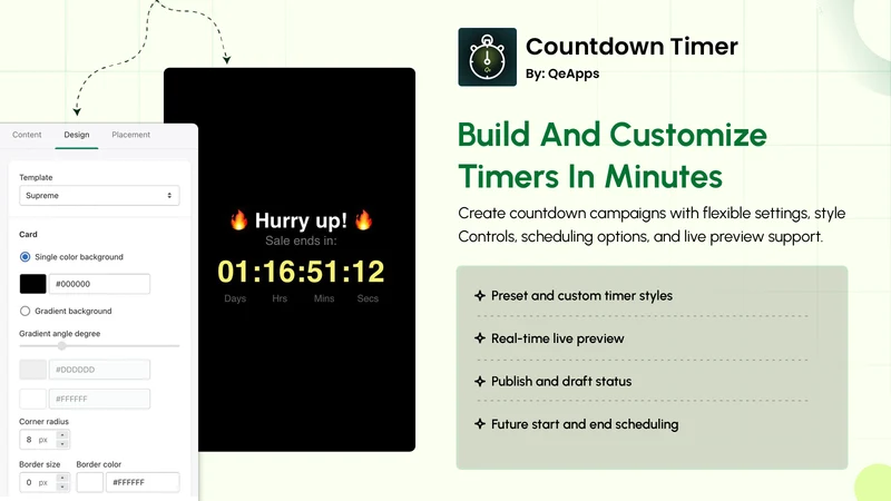 Qe Countdown timer