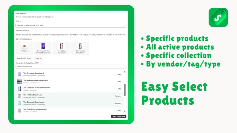 BPE ‑ Bulk Price Editor