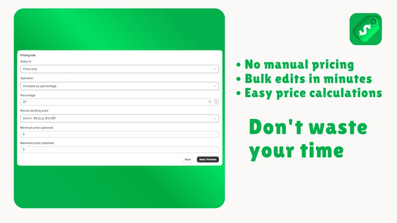 BPE ‑ Bulk Price Editor