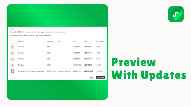 BPE ‑ Bulk Price Editor