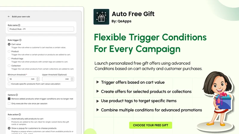 Qe Auto Gift Add‑on