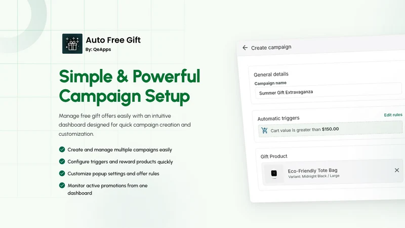 Qe Auto Gift Add‑on