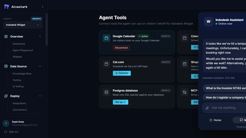AivaStark ‑ Ai Support Agent