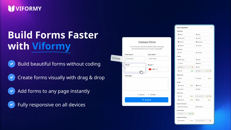 Viformy: Form Builder & Survey