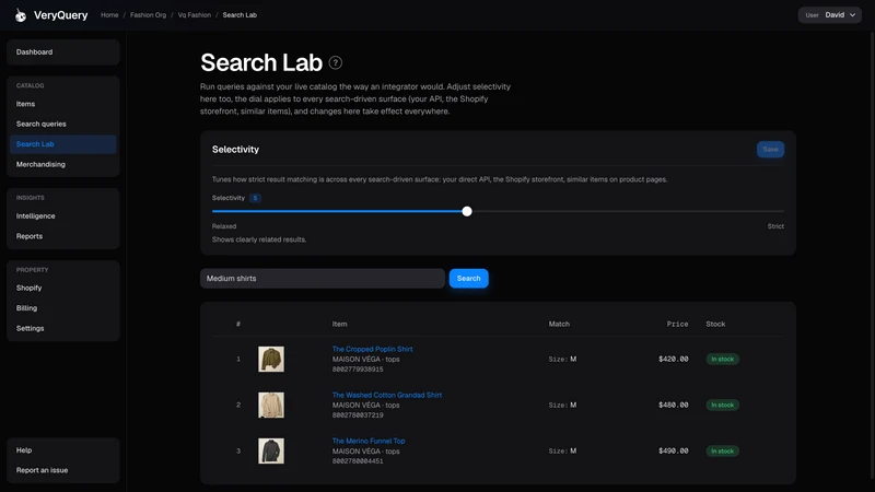 VeryQuery ‑ Search & Insights
