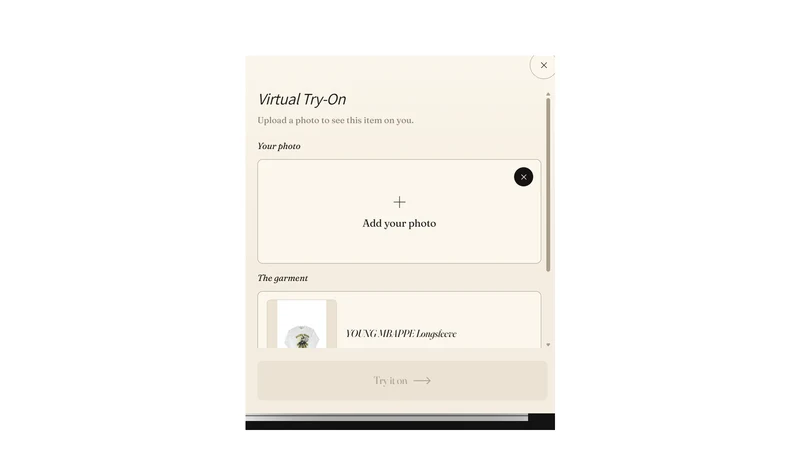 TryOnAI Virtual Fitting Room