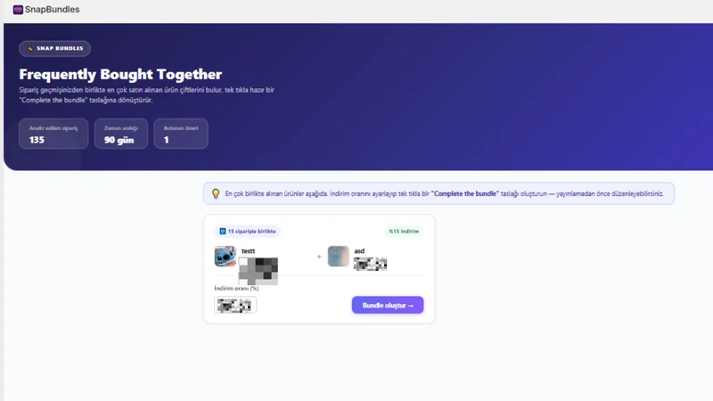Snap Bundles App & Upsells