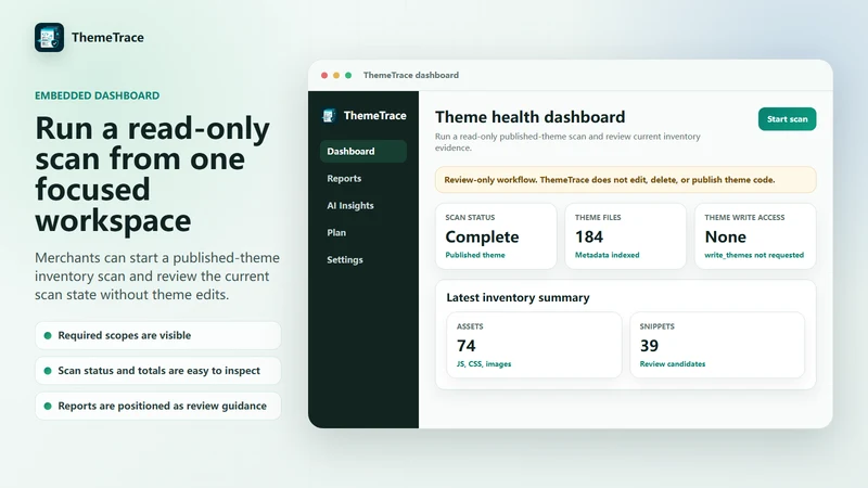 ThemeTrace: App Code Scanner