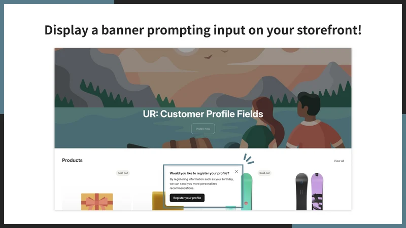 UR: Customer Profile Fields