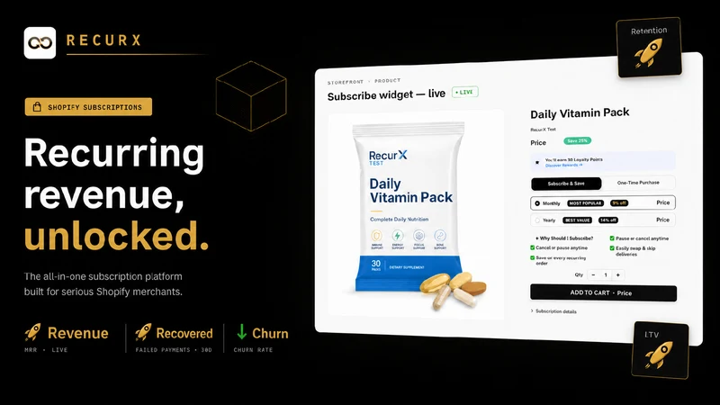 RecurX Subscriptions