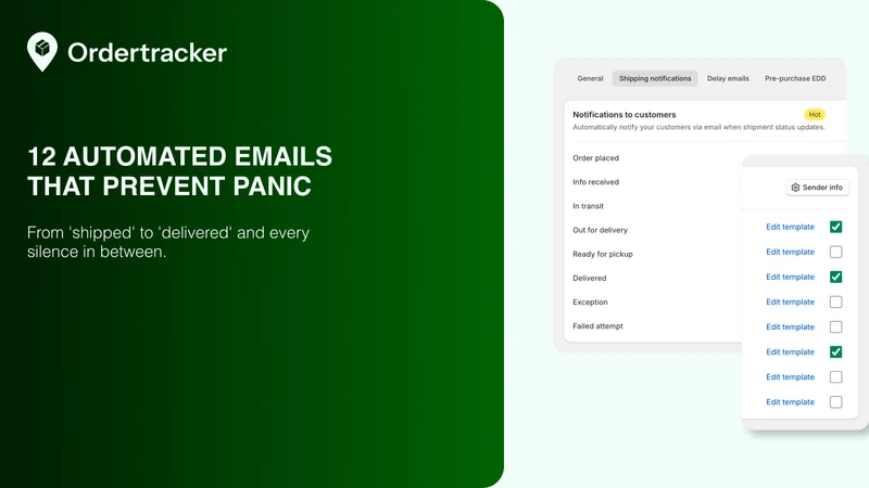 Easy ‑ Order Tracker