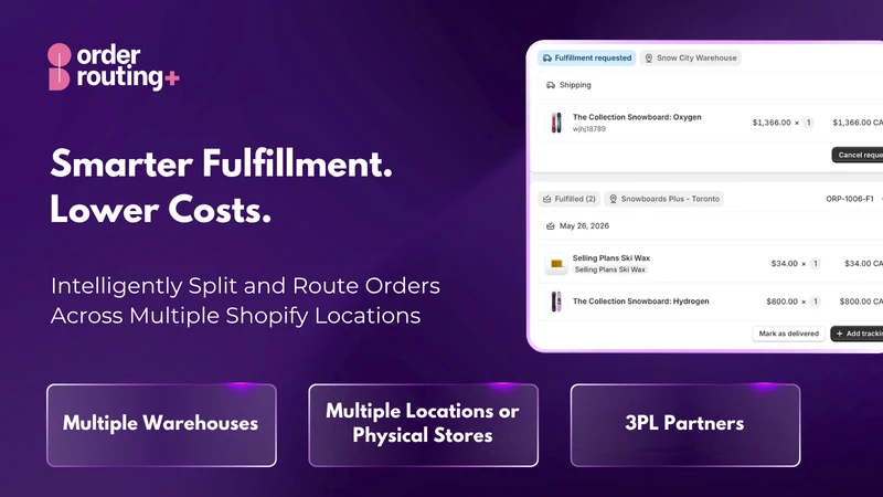 Order Routing Plus