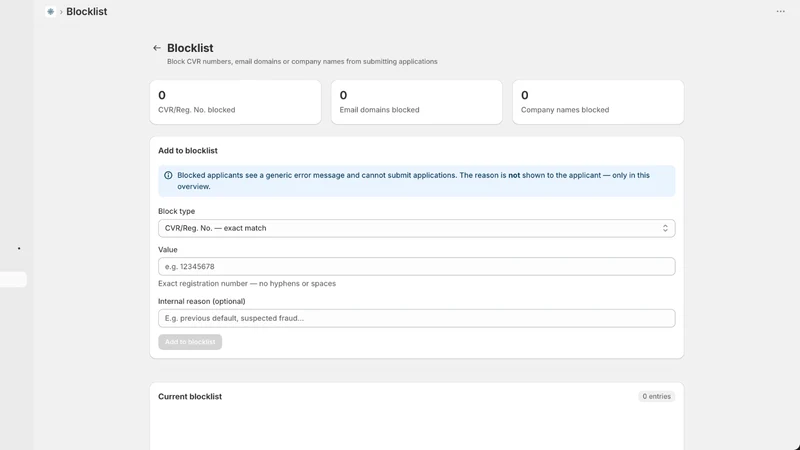 B2B Approve: Wholesale Vetting