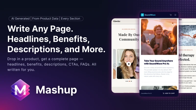 Mashup: AI Page Builder