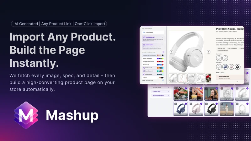 Mashup: AI Page Builder