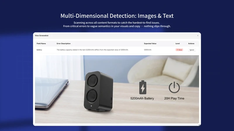 ListingLens ‑ AI Error Check