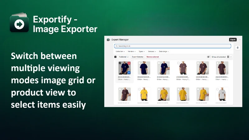 Exportify ‑ Image Exporter