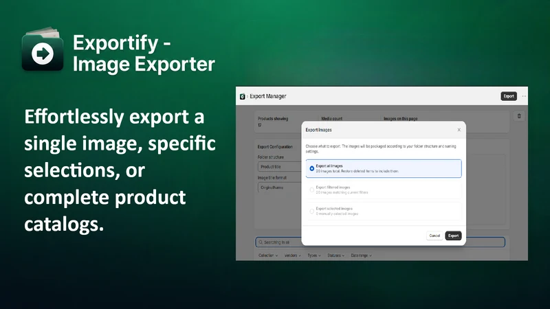 Exportify ‑ Image Exporter