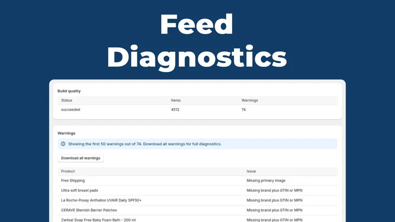 Merchant XML Feed Maker