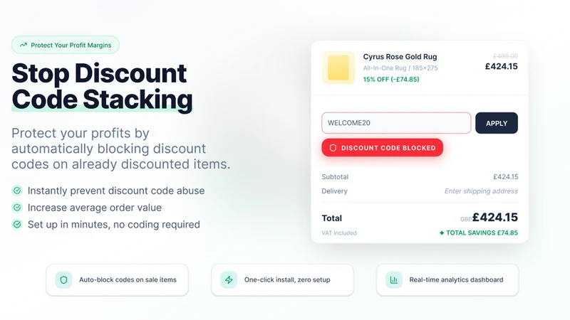 SDB ‑ On Sale Discount Blocker