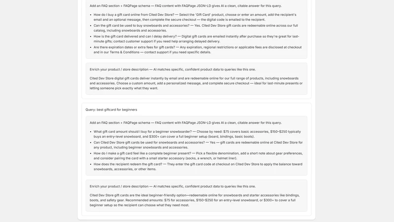 Cited: AI Search Visibility