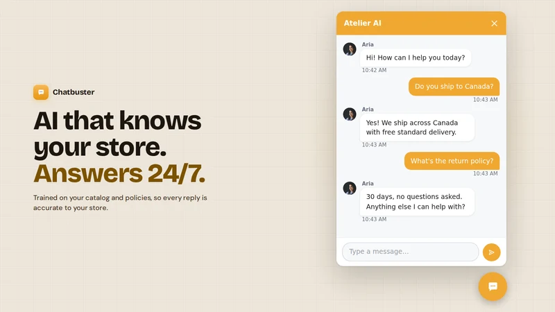ChatBuster AI Live Chatbot