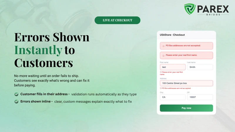 Address Validator By Parex
