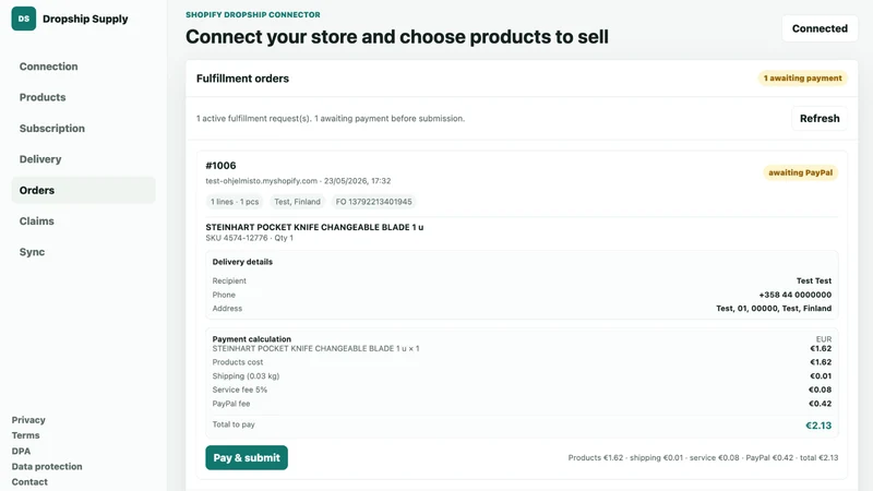 DS ‑ Dropship Supply Europe