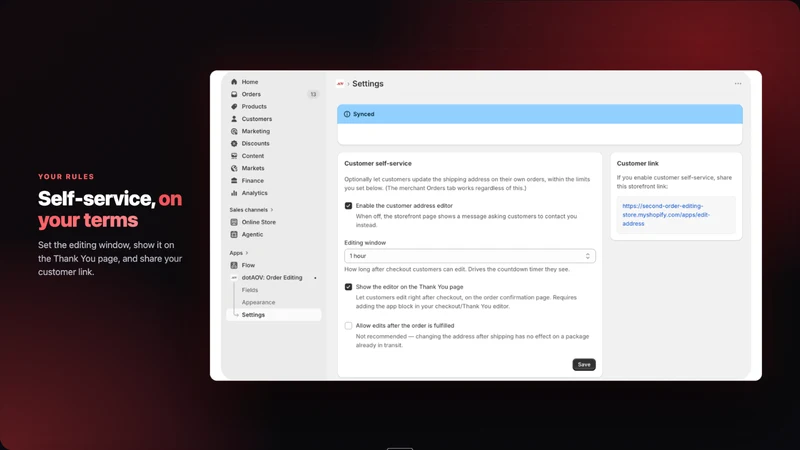dotAOV: Order Editing & Upsell